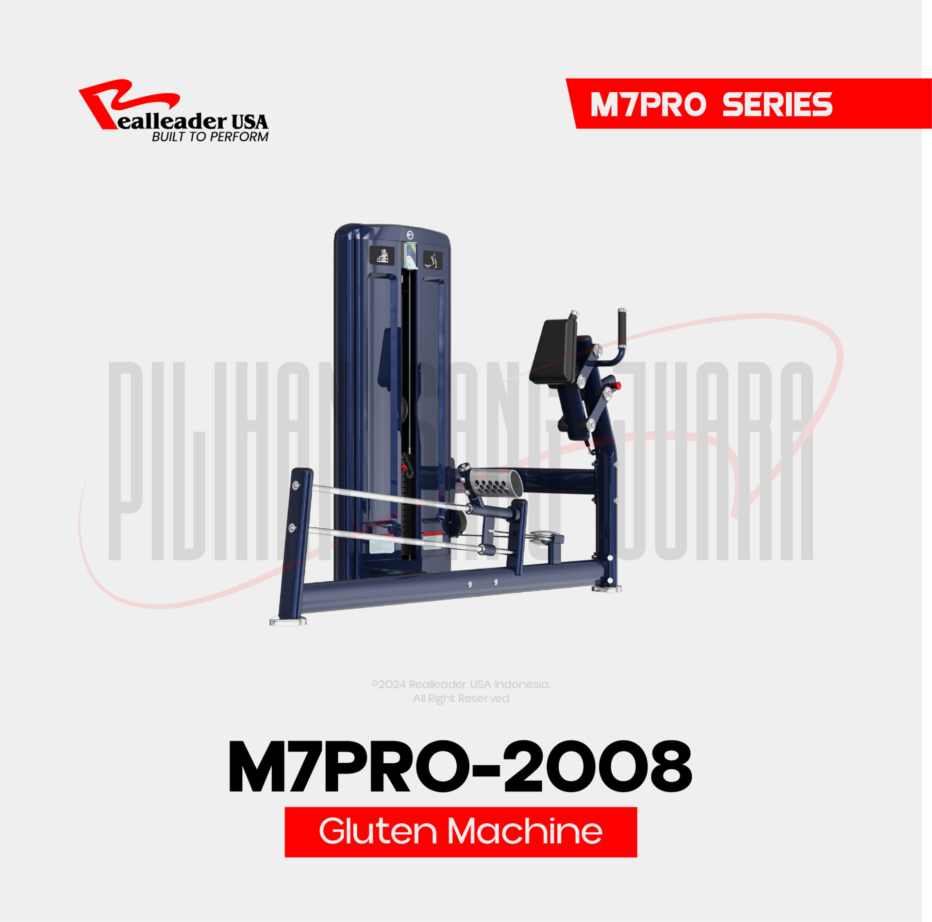 M7 PRO-2008 GLUTE MACHINE