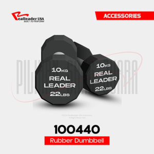 100440 Rubber Dumbbell