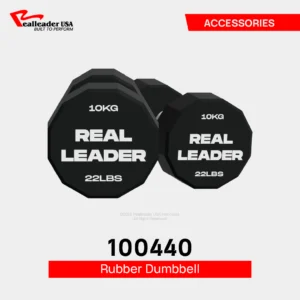 100440 Rubber Dumbbell