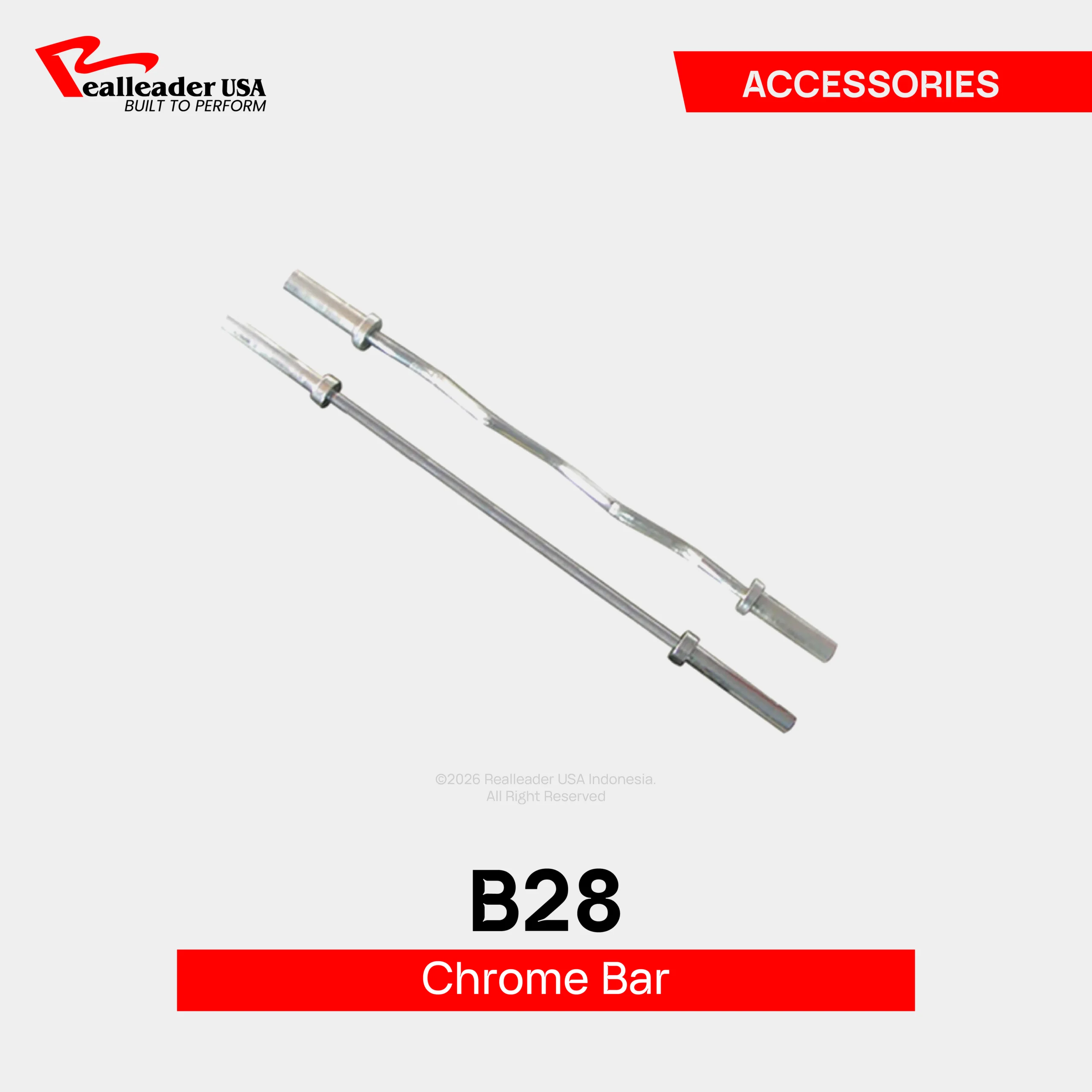 B28 Straight/Curl Bar