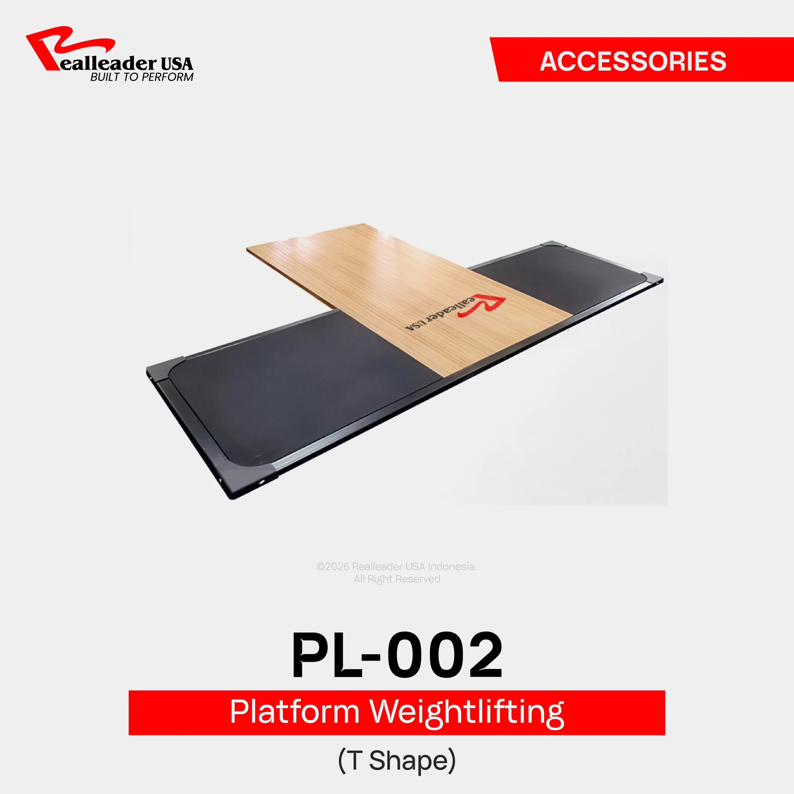 PL002 Weightlifting Platform Tipe T