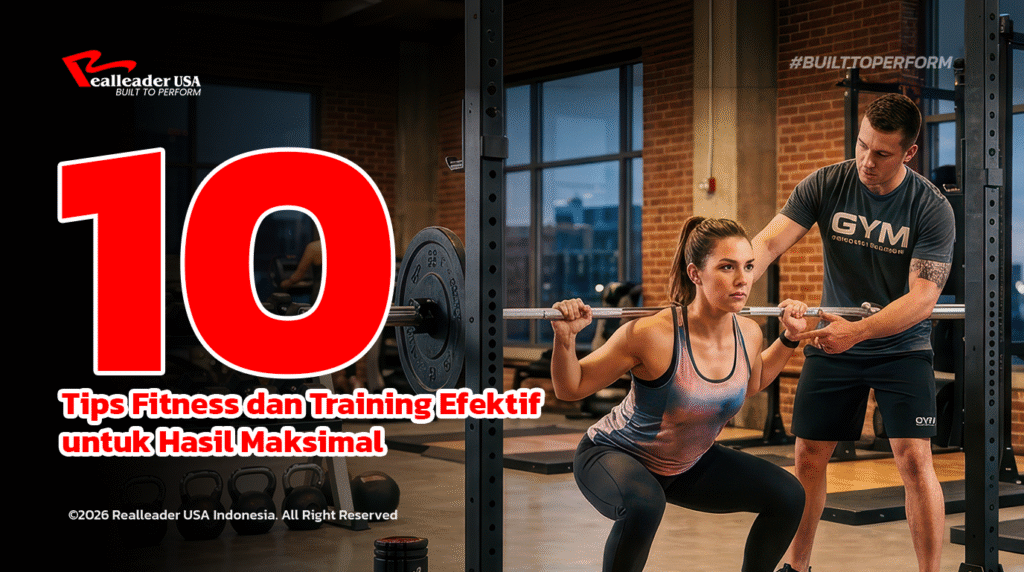 Latihan beban menggunakan alat Realleader Fitness untuk Strategi Fitness